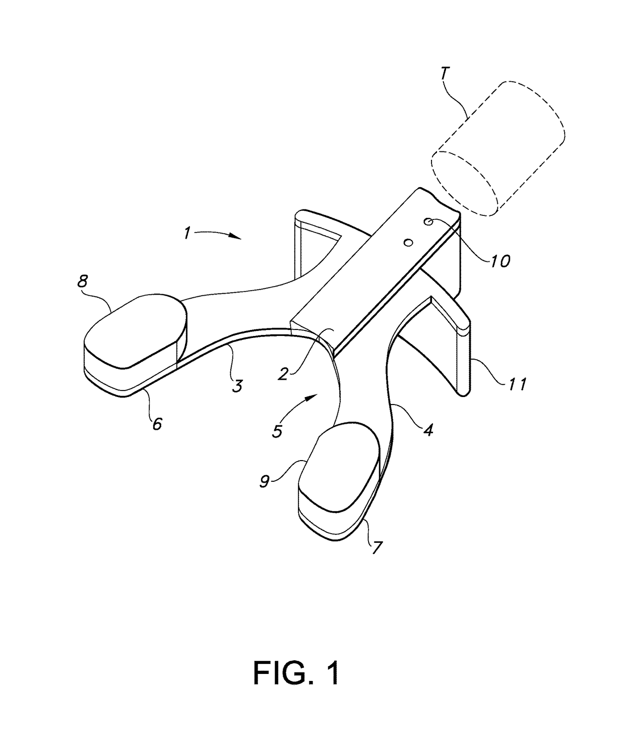 Device for securing an oral tube in a patient