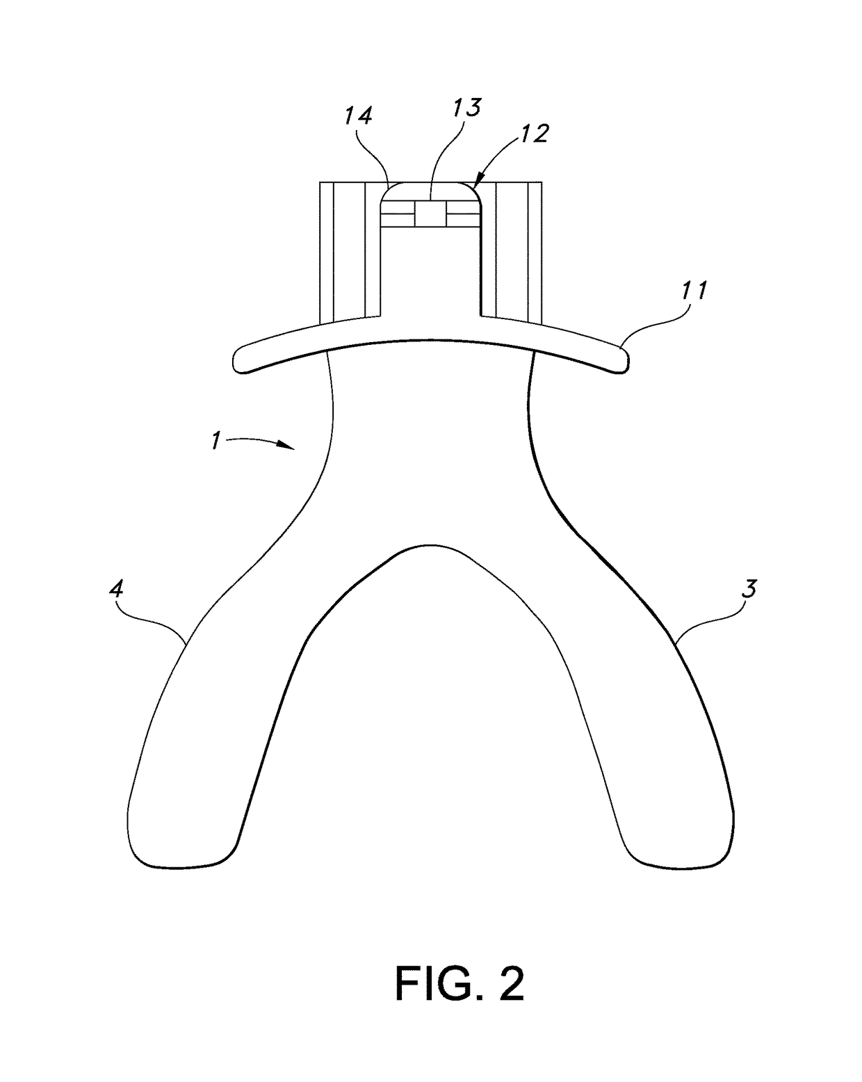 Device for securing an oral tube in a patient