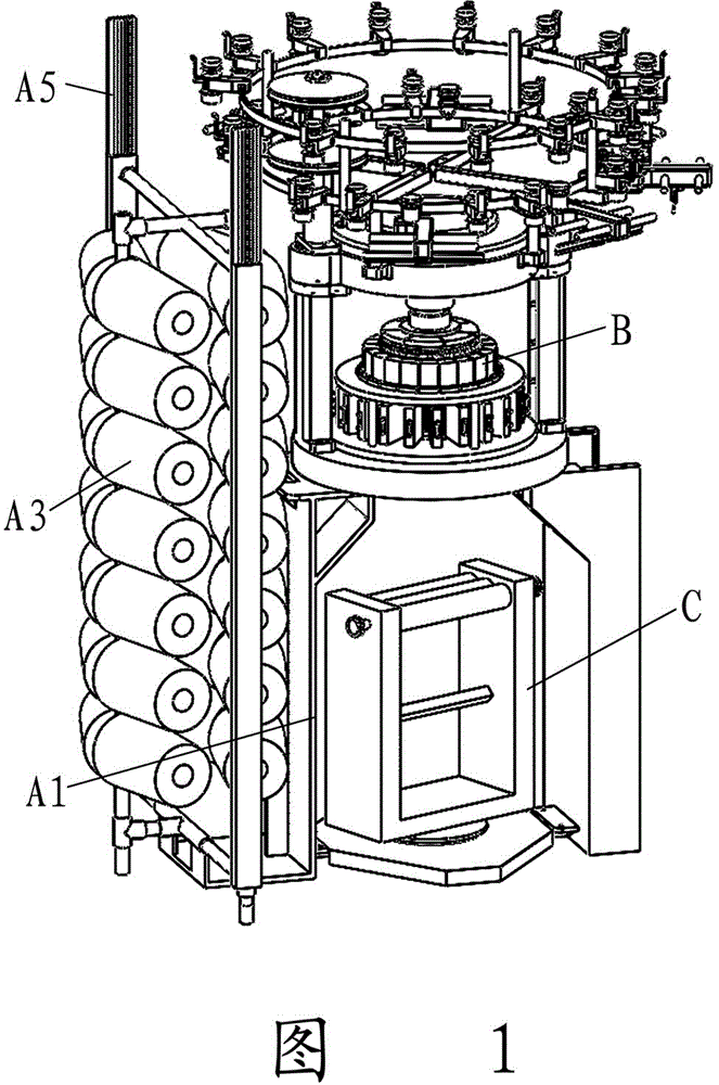 Panty-hose machine