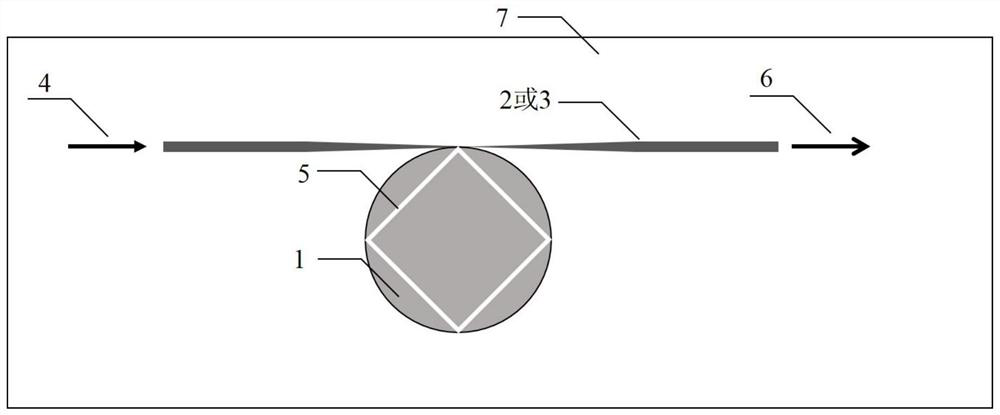 Single-mode micro laser based on single echo wall mode optical microcavity and implementation method