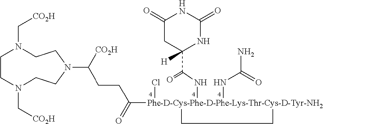 Stable, concentrated radionuclide complex solutions