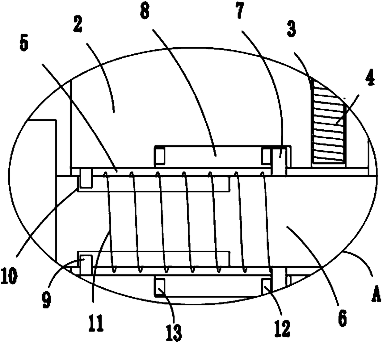 Automobile gauge fixing device