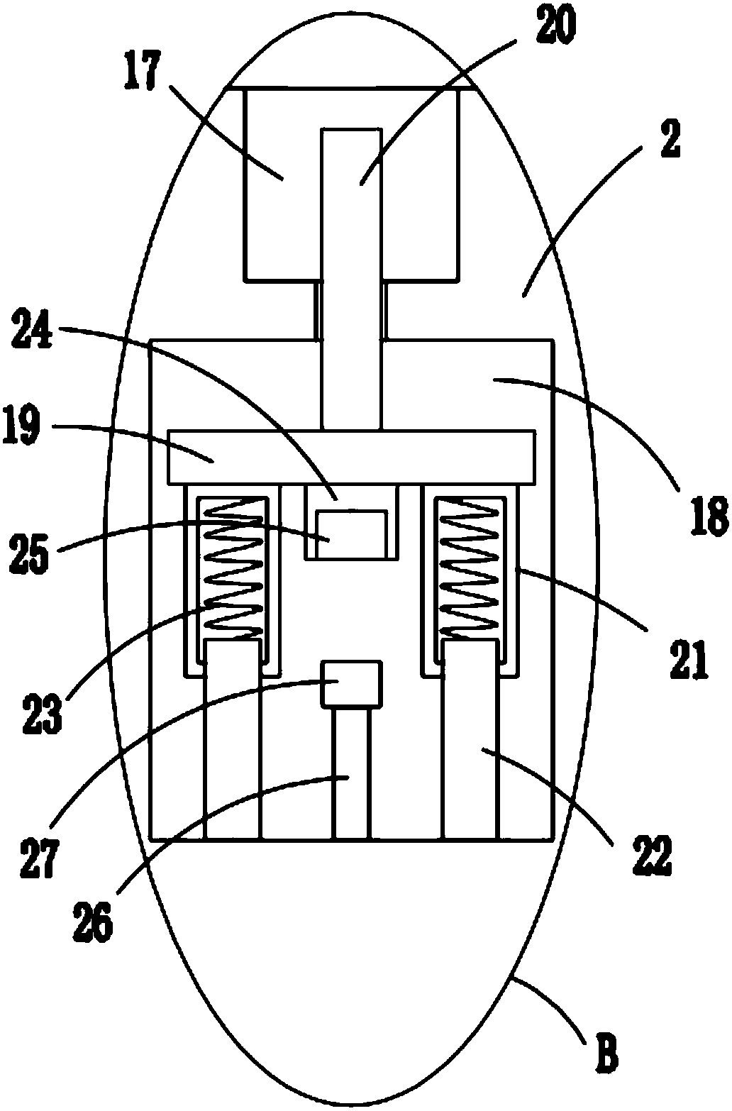 Automobile gauge fixing device