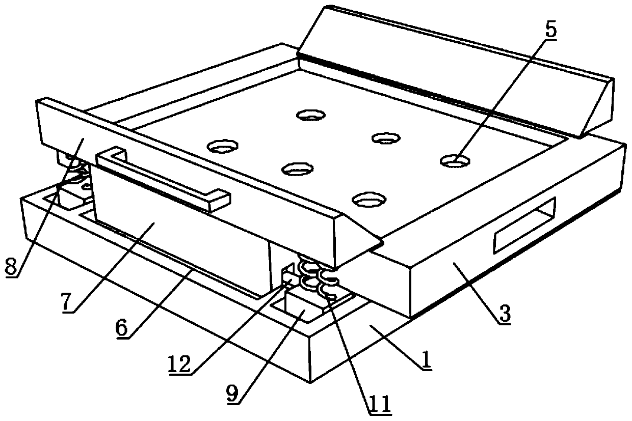 O-shaped ring die capable of being positioned