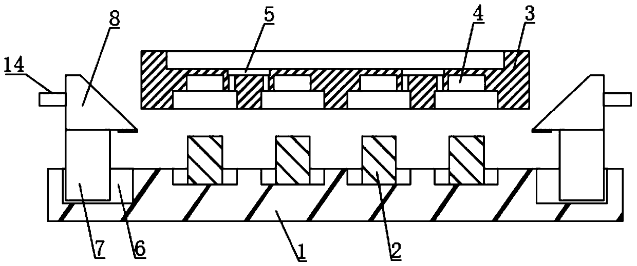 O-shaped ring die capable of being positioned