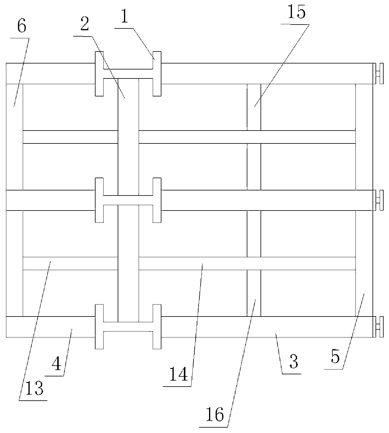 Steel reinforcement processing shed and construction method therefor