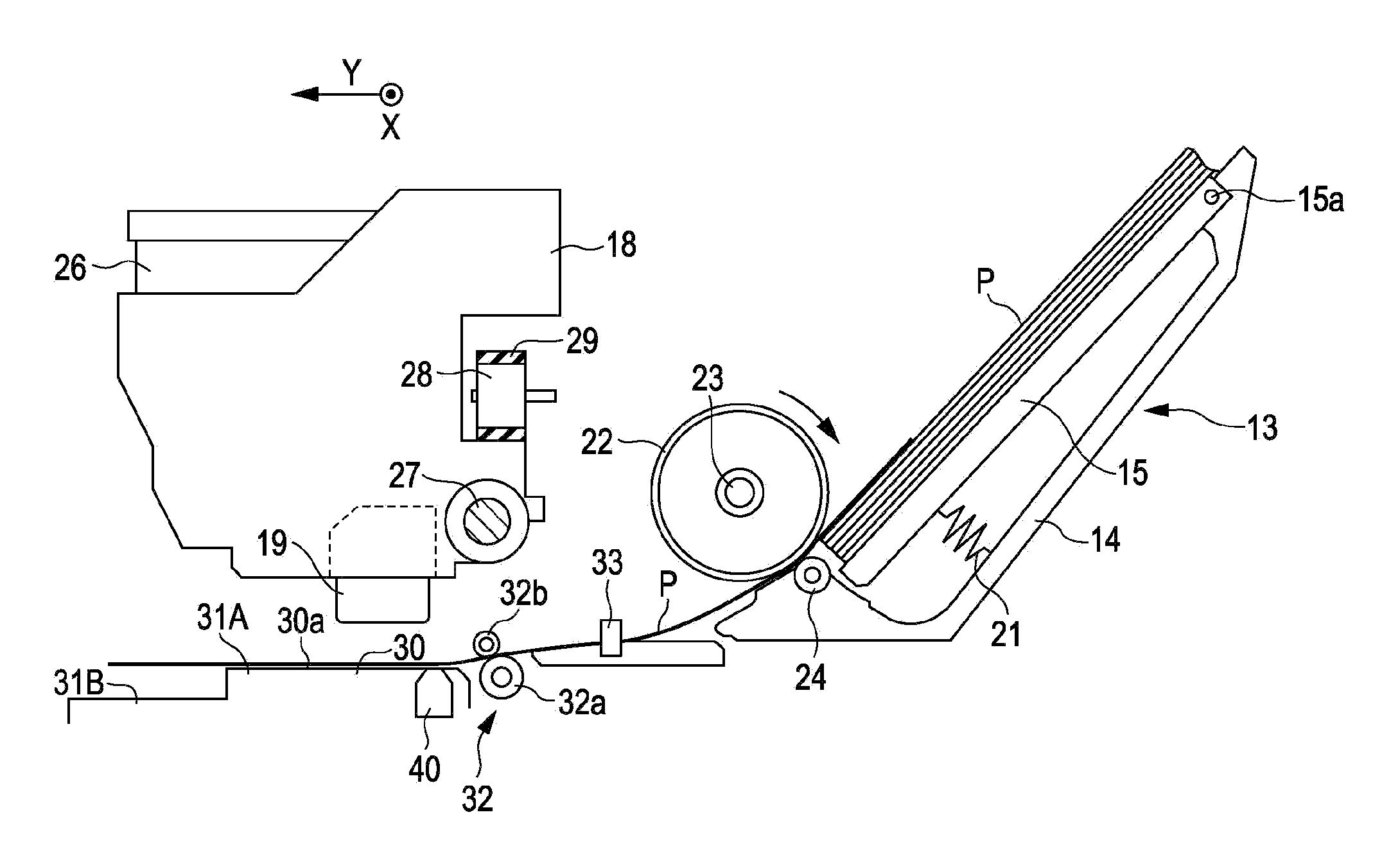 Medium transportation device and recording apparatus