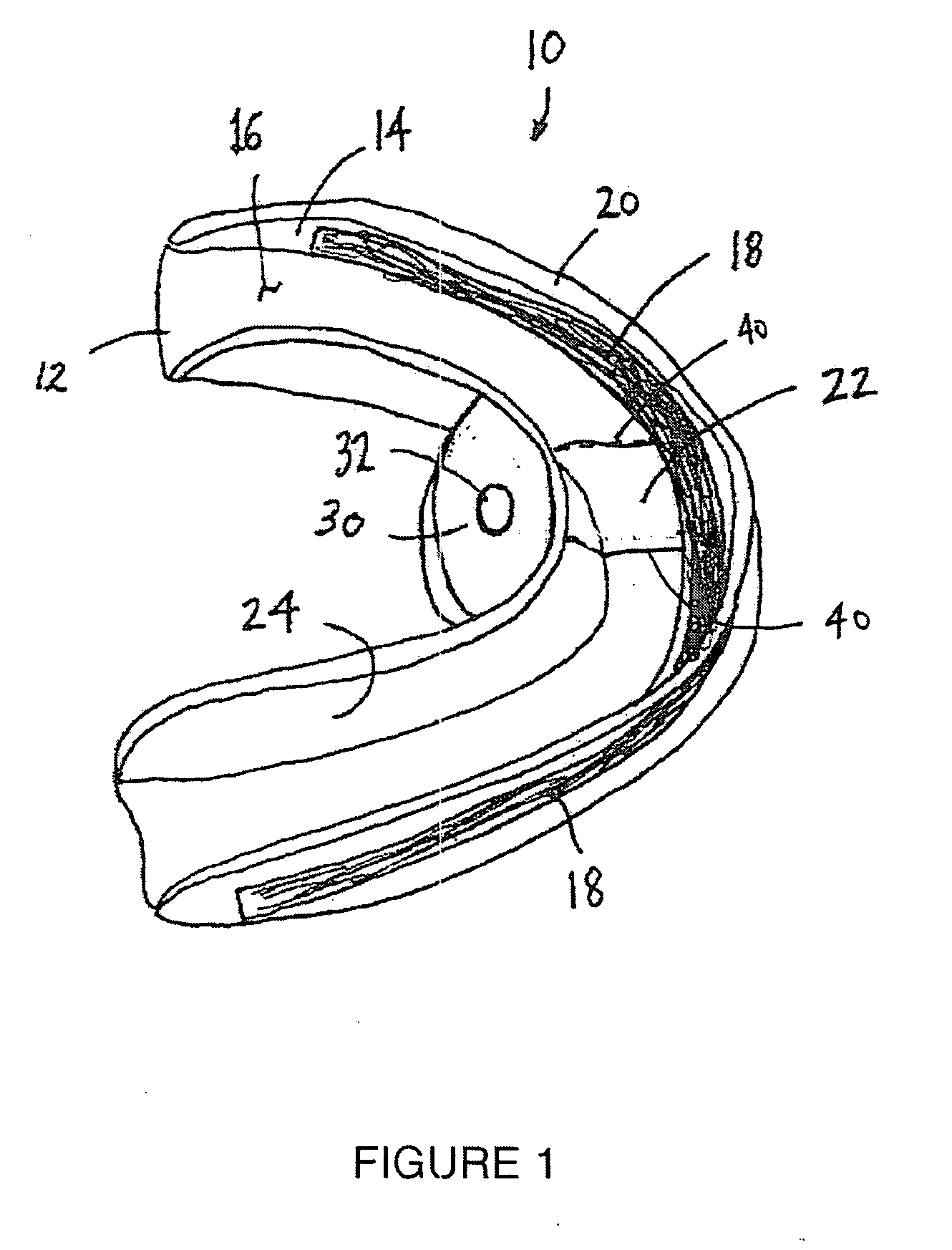 Self contained composition enhancing dental tray