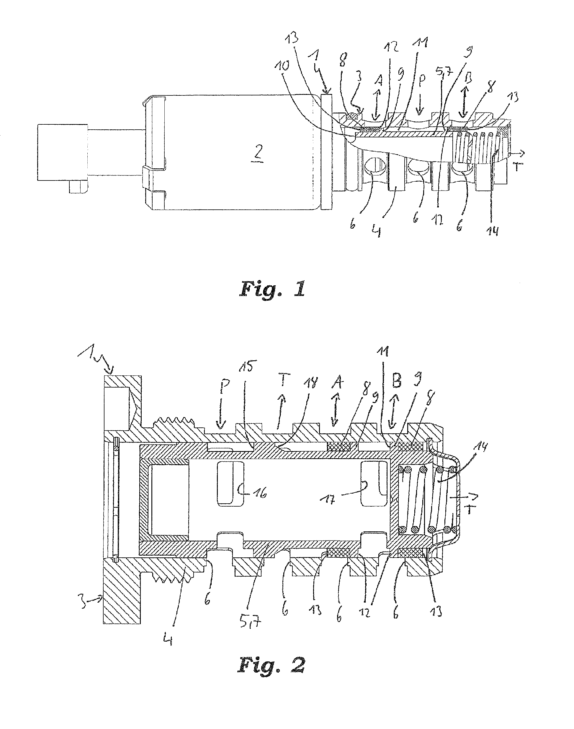 Electromagnetic actuating unit