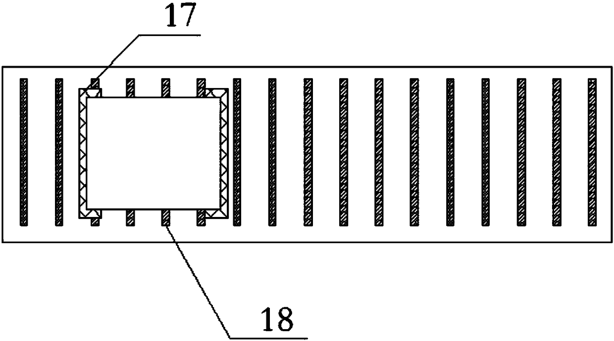 Dust-removing device for ceramic production line