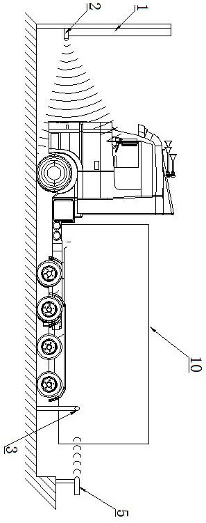 Auxiliary-parking and automatic-loading system for automatic loading and unloading car production line