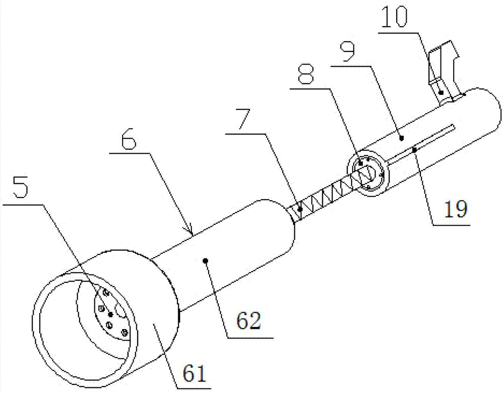 Automatic vertical support of close-range seed implantation robot