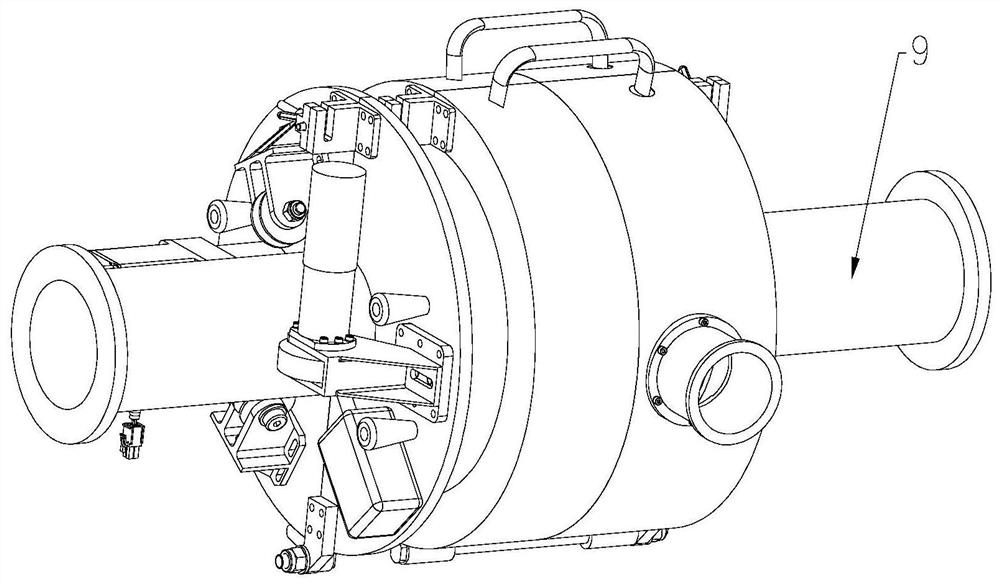 Automatic crawling grinding device for outer wall of circular pipe