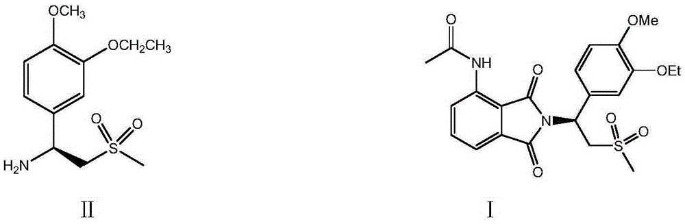 Preparation of (S)-1-(4-methoxy-3-ethoxy)phenyl-2-methylsulfonyl ethylamine and preparation method of apremilast