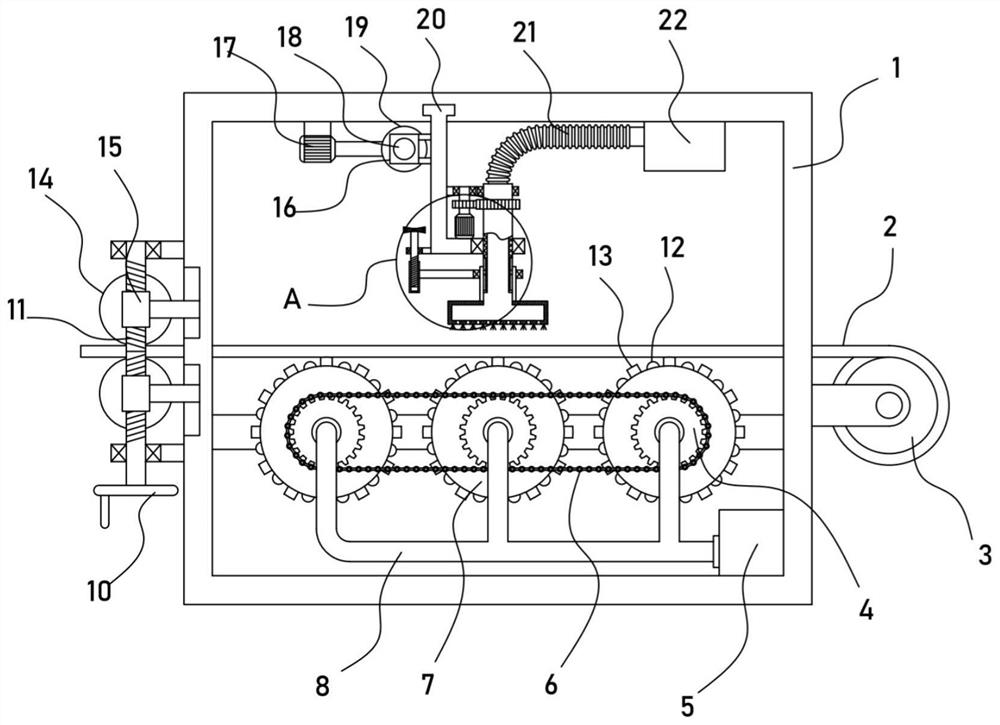 Drying device for textile printing and dyeing