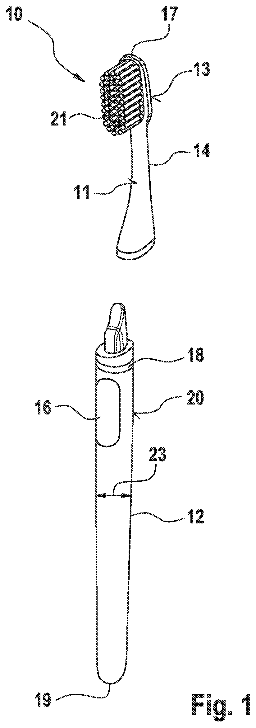 Manual toothbrush