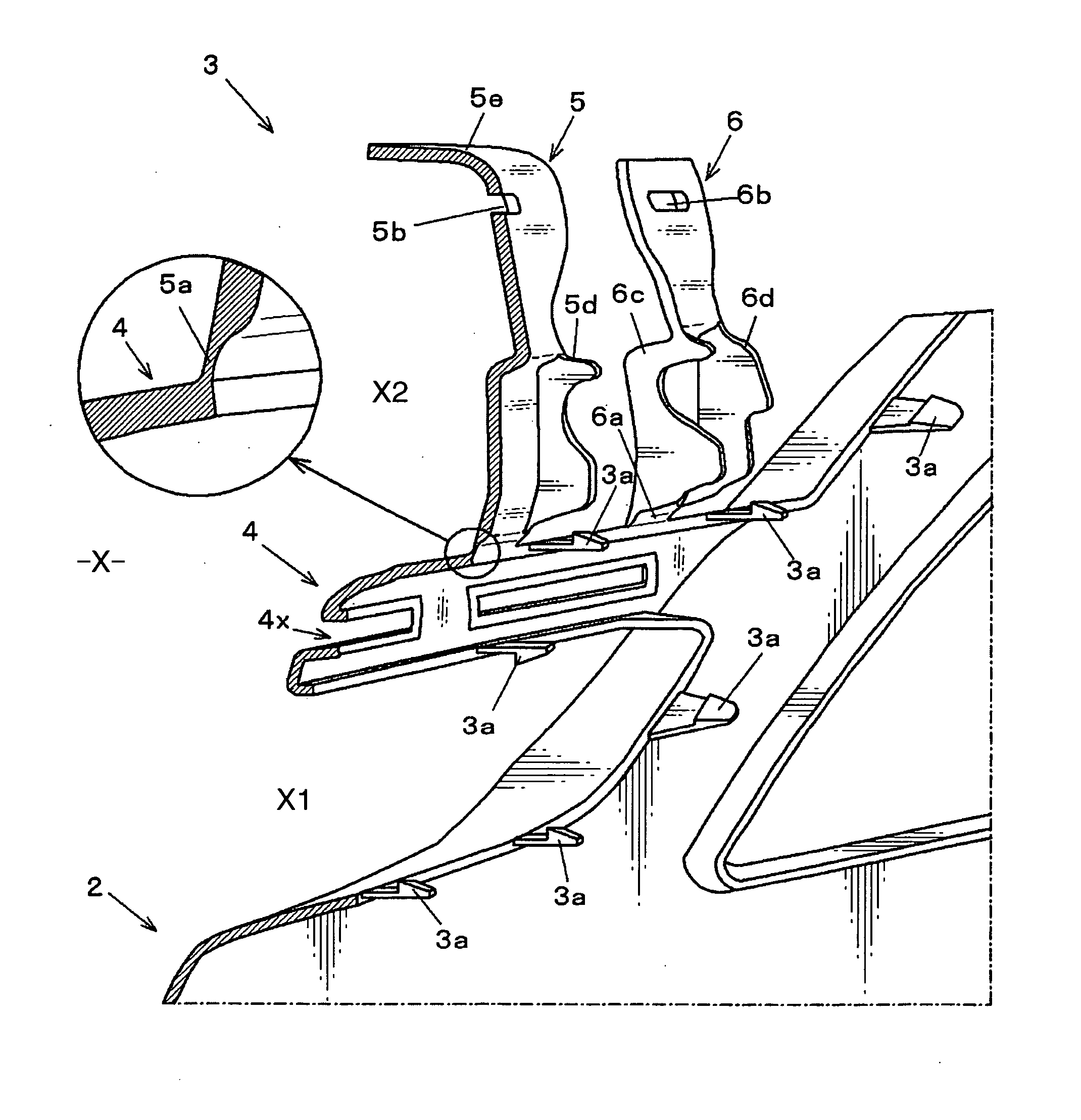 Bumper structure for vehicle