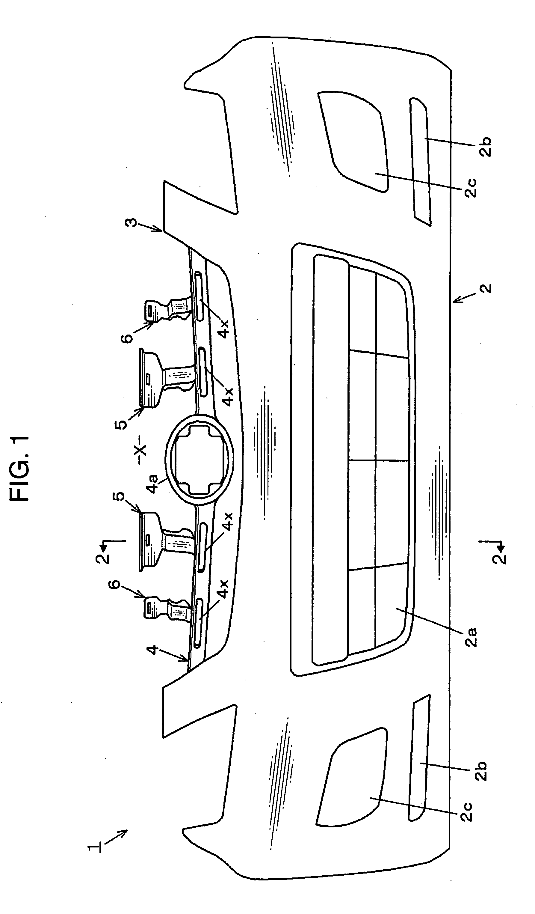 Bumper structure for vehicle