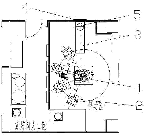 Automatic traditional Chinese medicine decocting device and method