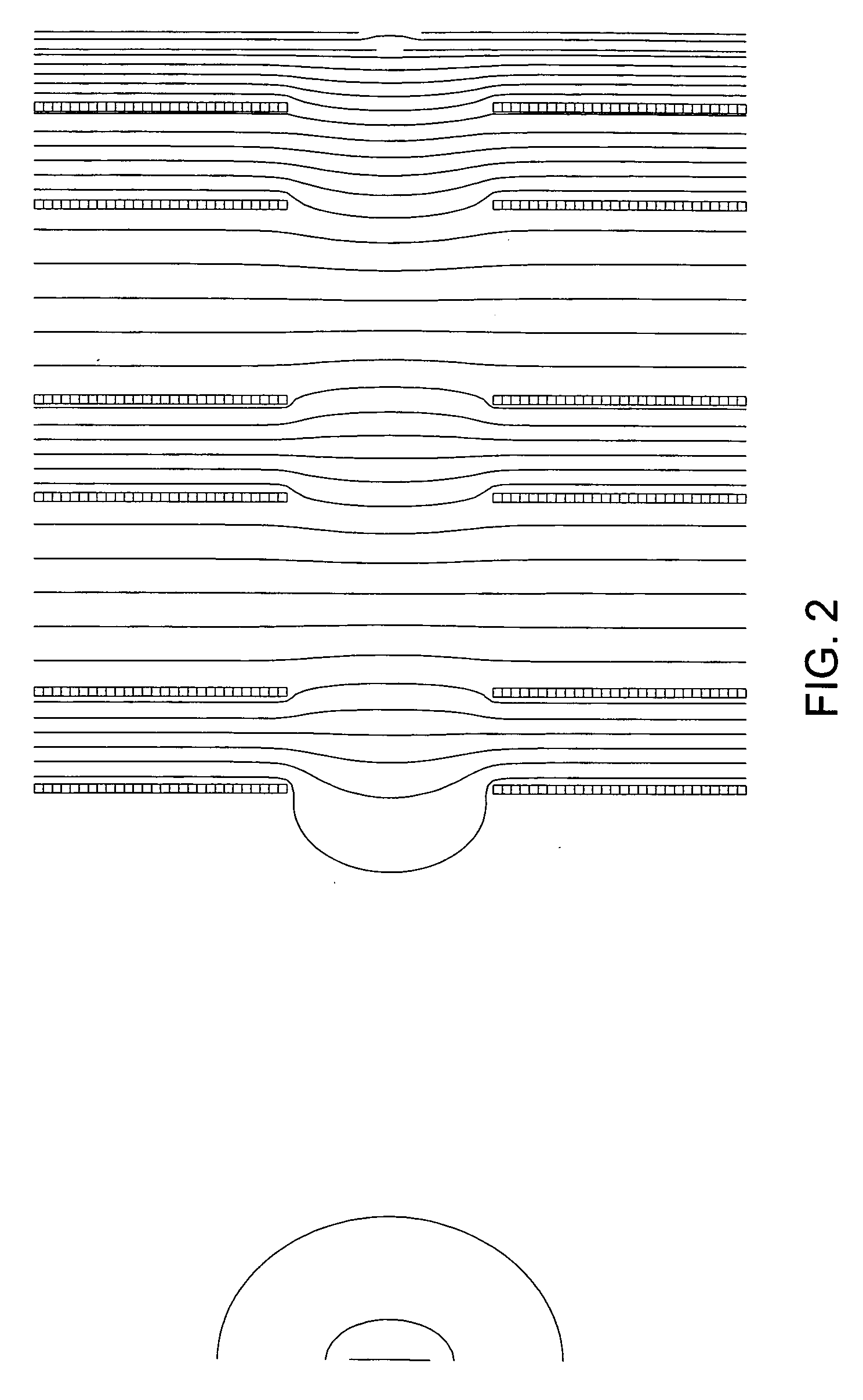 Ion mobility TOF/MALDI/MS using drift cell alternating high and low electrical field regions