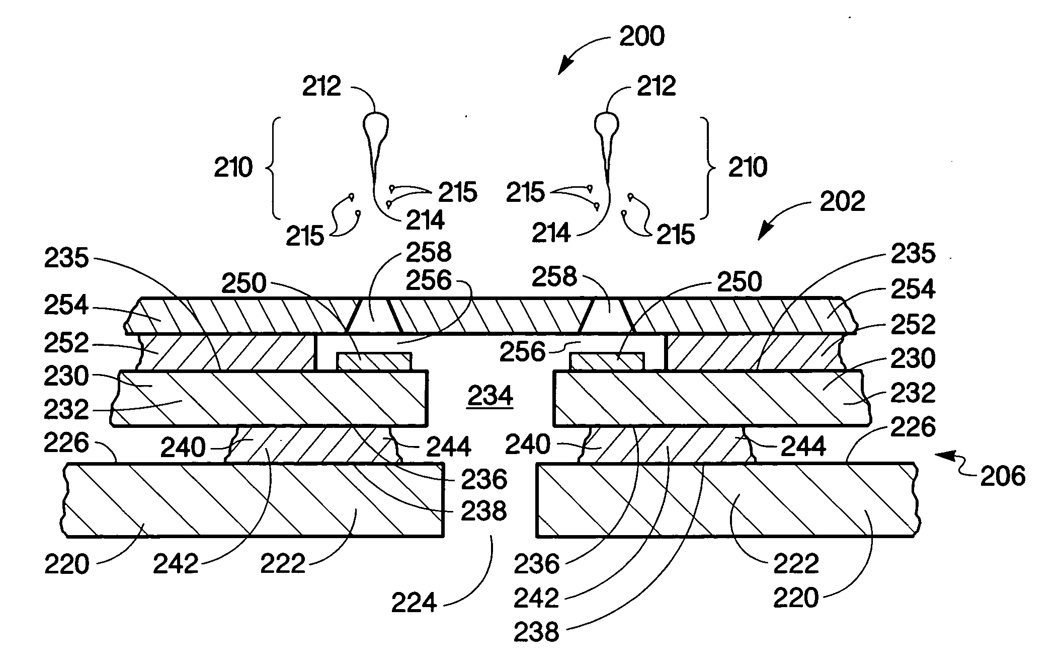 Fluid ejection device utilizing a one-part epoxy adhesive