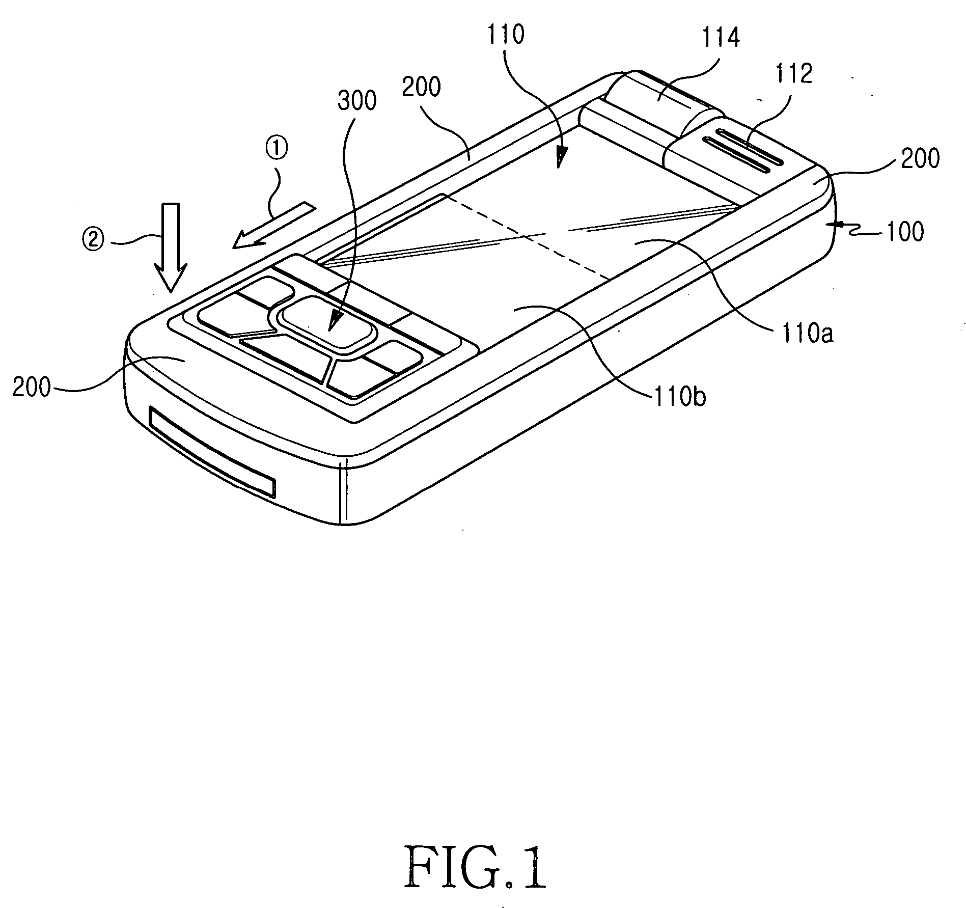 Portable communication device with sliding and pop-up type keypads