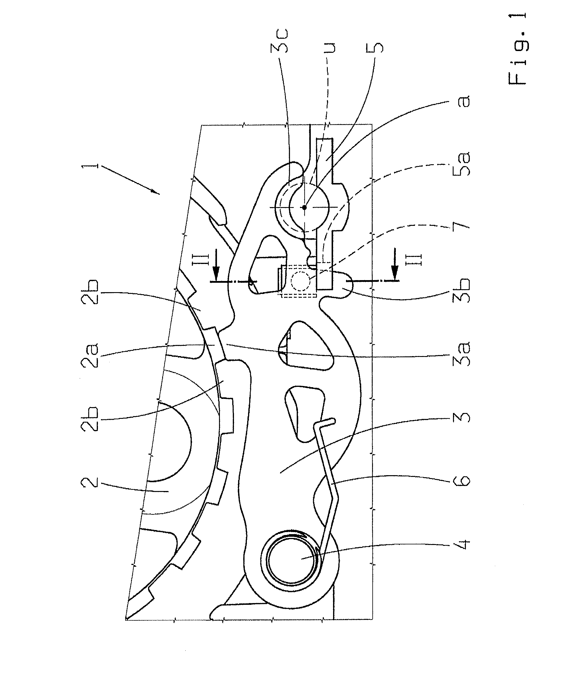 Parking lock device for an automatic transmission of a motor vehicle