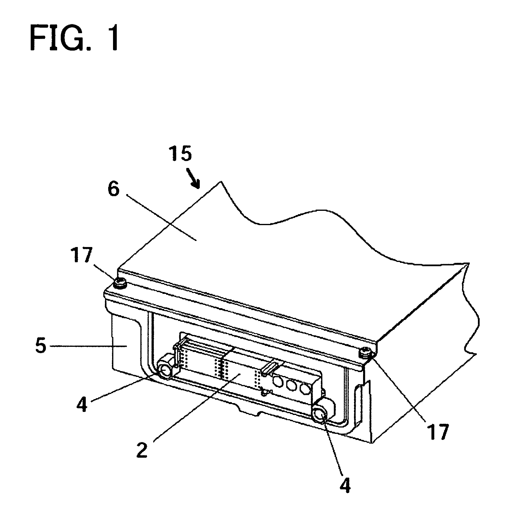 Back plug-in connector device