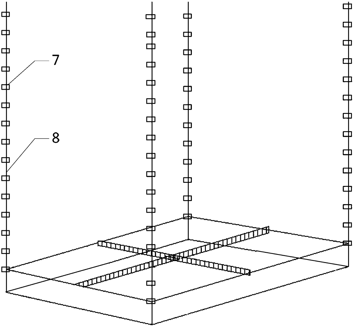 Wireless measurement device for cold-state aerodynamic flow field of power station boiler