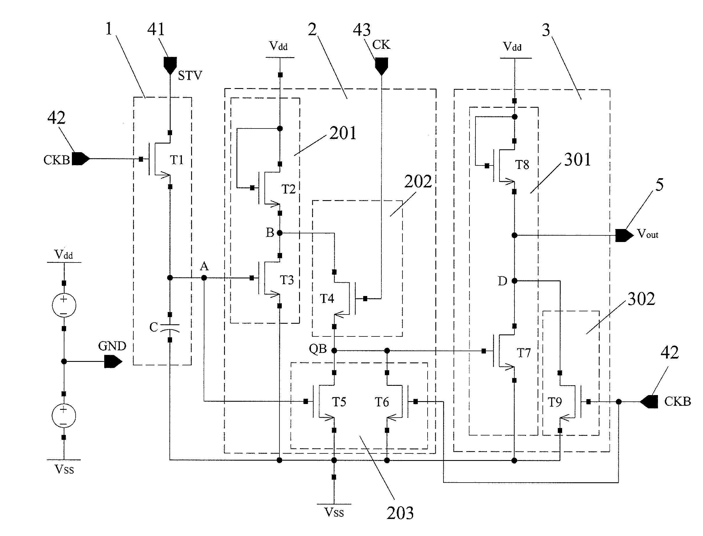 Shift register unit circuit, shift register, array substrate and liquid crystal display