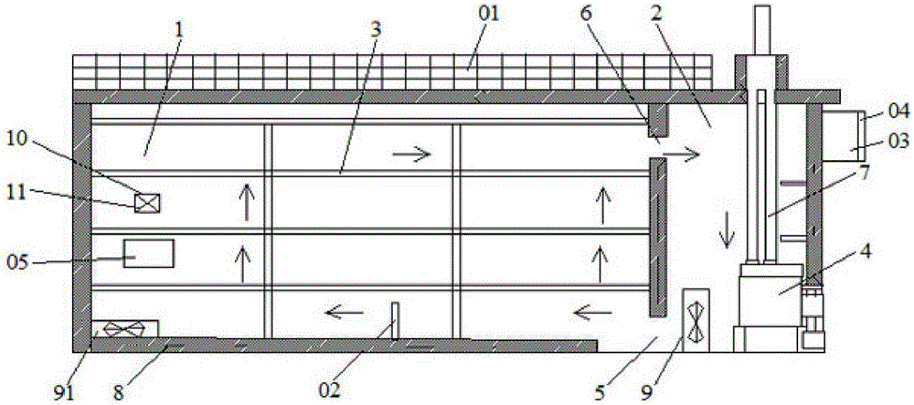 Insulation full-automatic solar tobacco curing barn