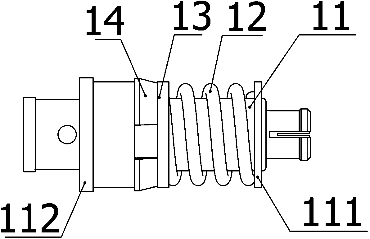 Multi-channel radio frequency signal transmission printed board connector