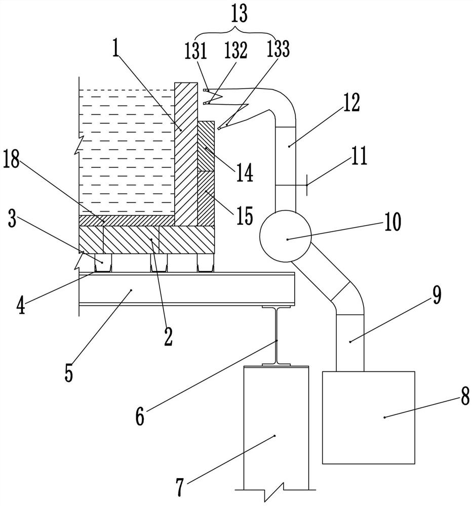 Melting furnace tank wall cooling system for ultra-white glass production and glass melting furnace