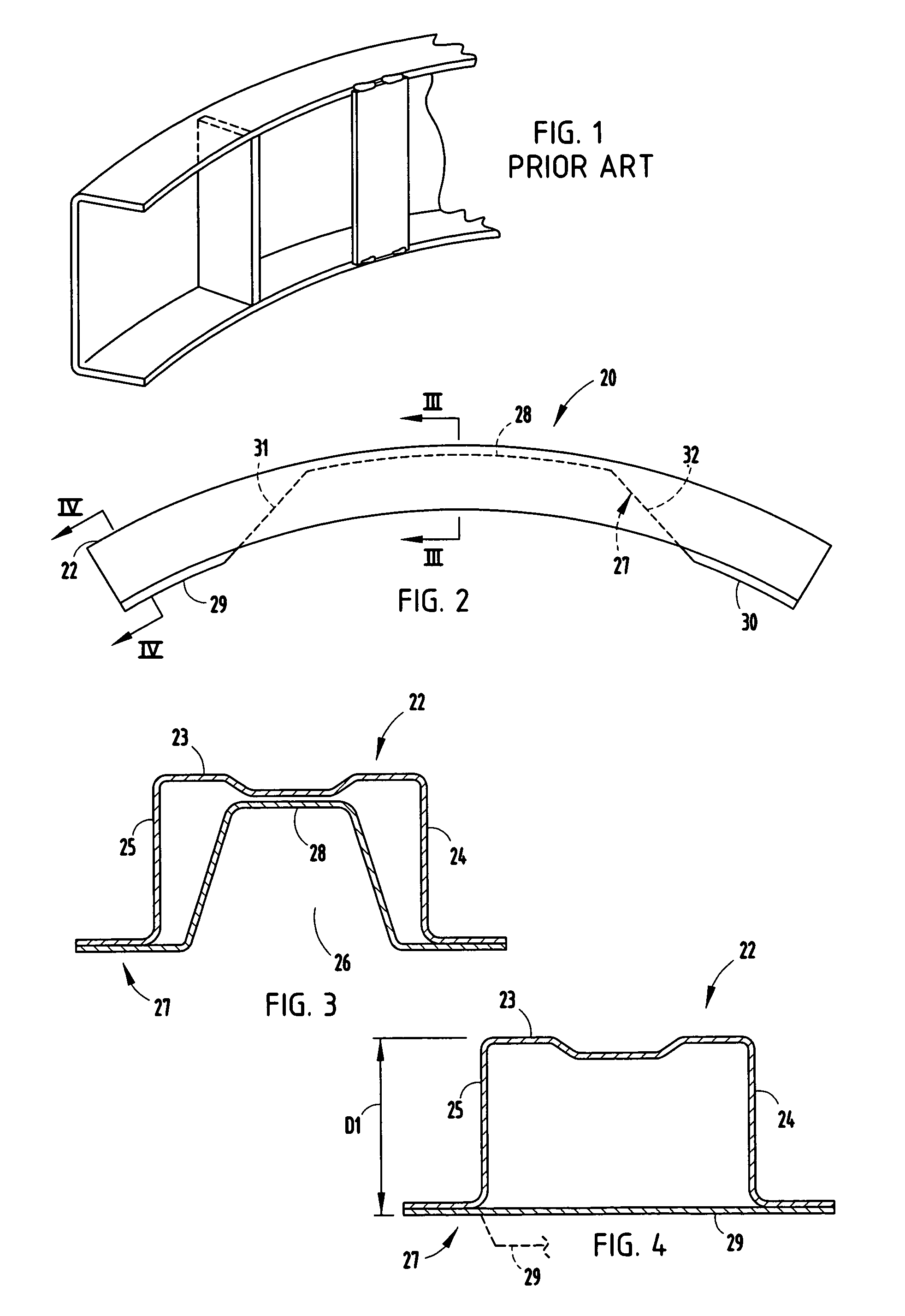 Vehicle bumper beam