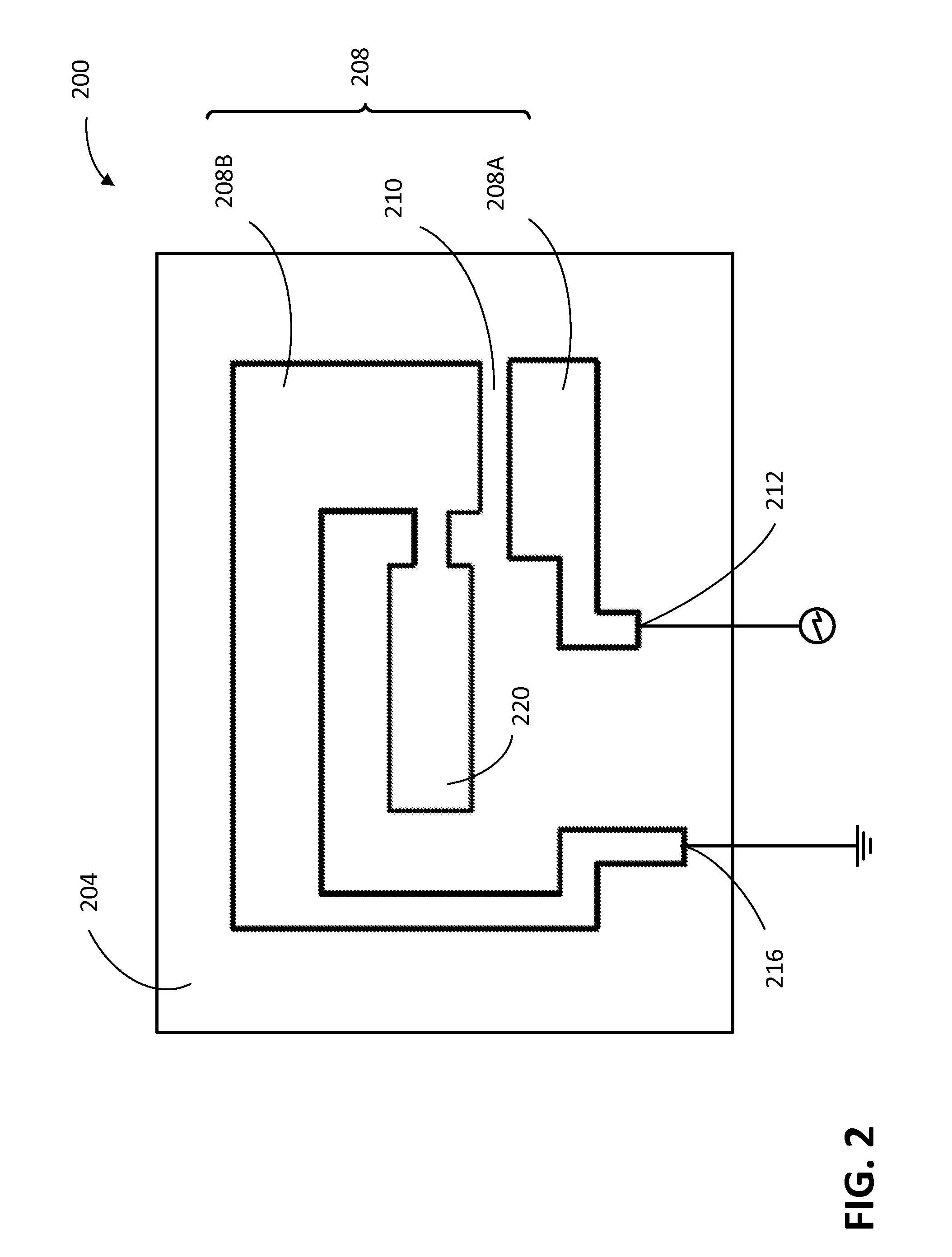 Antenna system using capacitively coupled compound loop antennas with antenna isolation provision