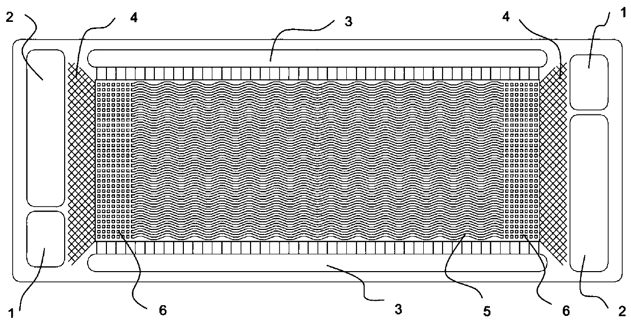 Proton exchange membrane fuel cell metal bipolar plate