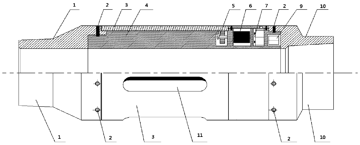 Full-diameter switchable slide sleeve for fracturing and using method thereof