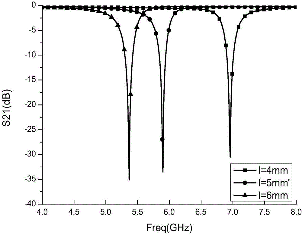 Small ultra-wideband bandpass filter with notch performance