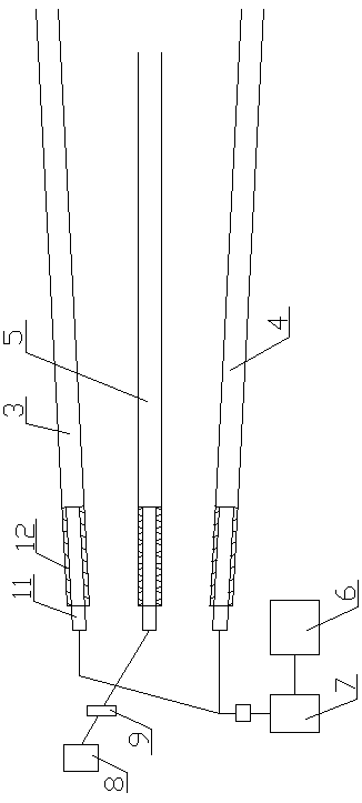 Coal seam fracture surface device, gas drainage device and method for analyzable gas drainage