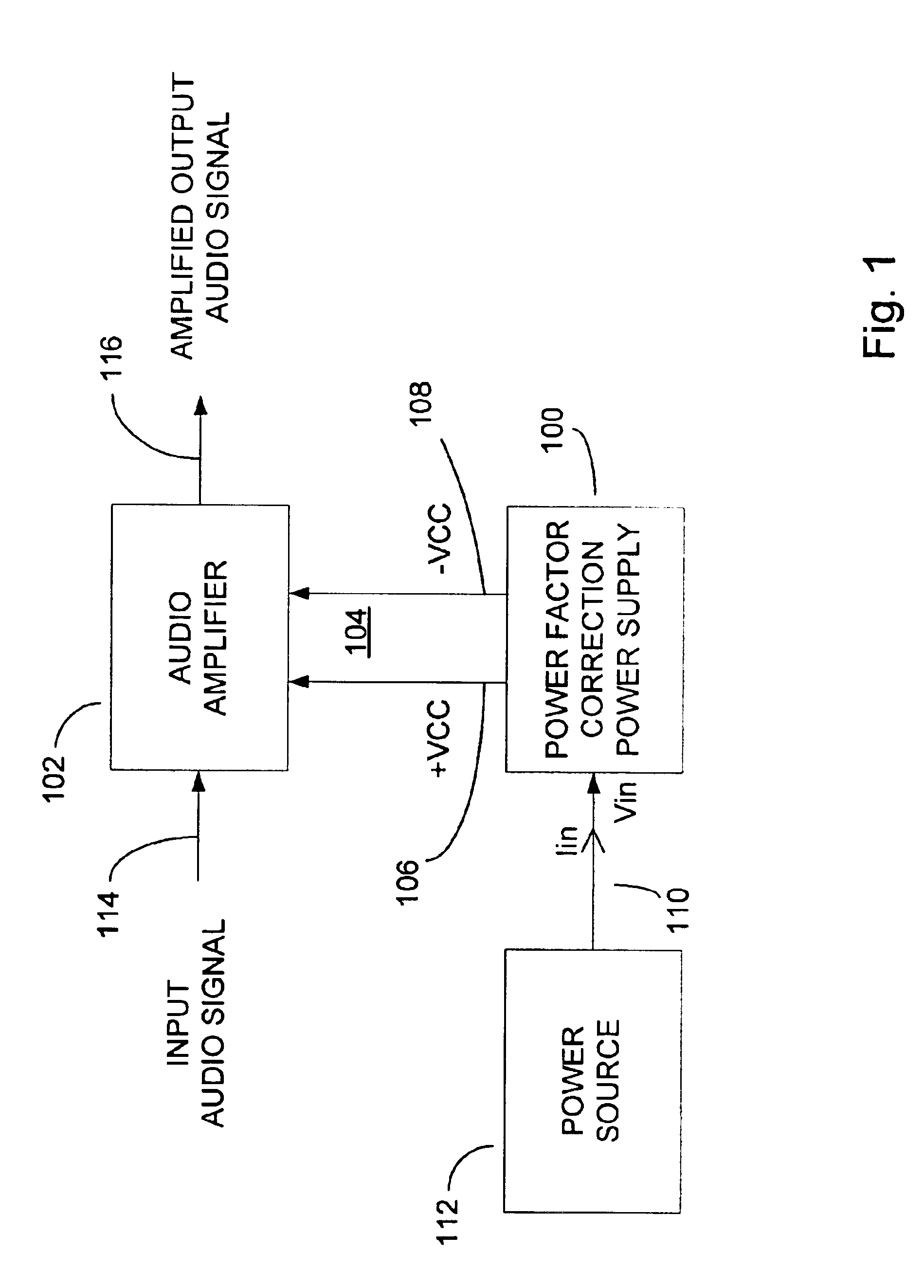 Opposed current converter power factor correcting power supply