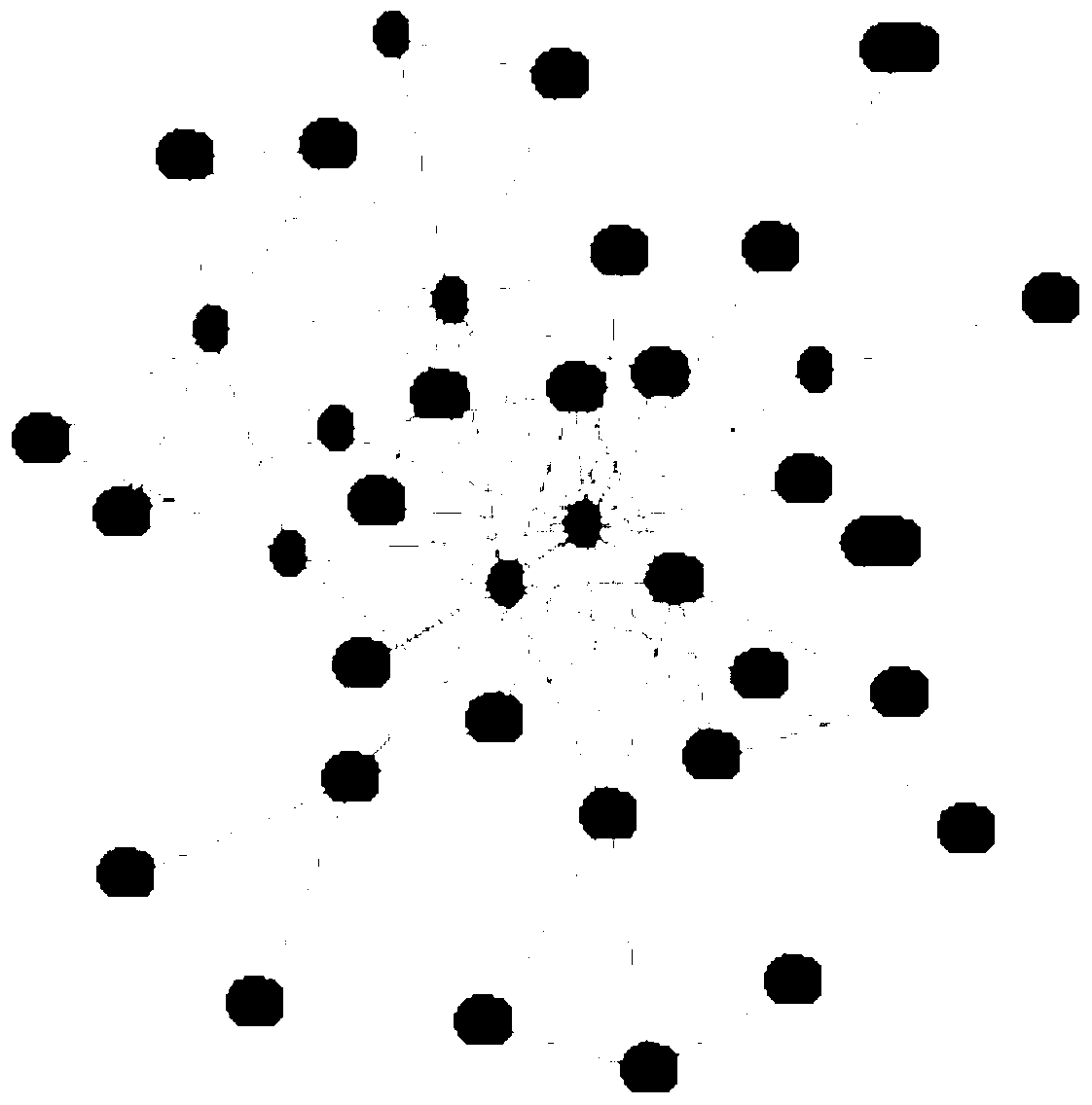 Overlapping community discovery method based on multi-triangular group similarity aggregation for tcmf network