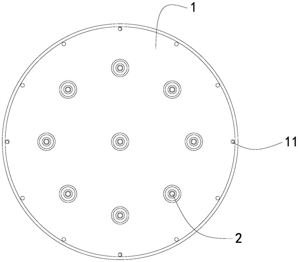 Shower head of swinging water spray structure