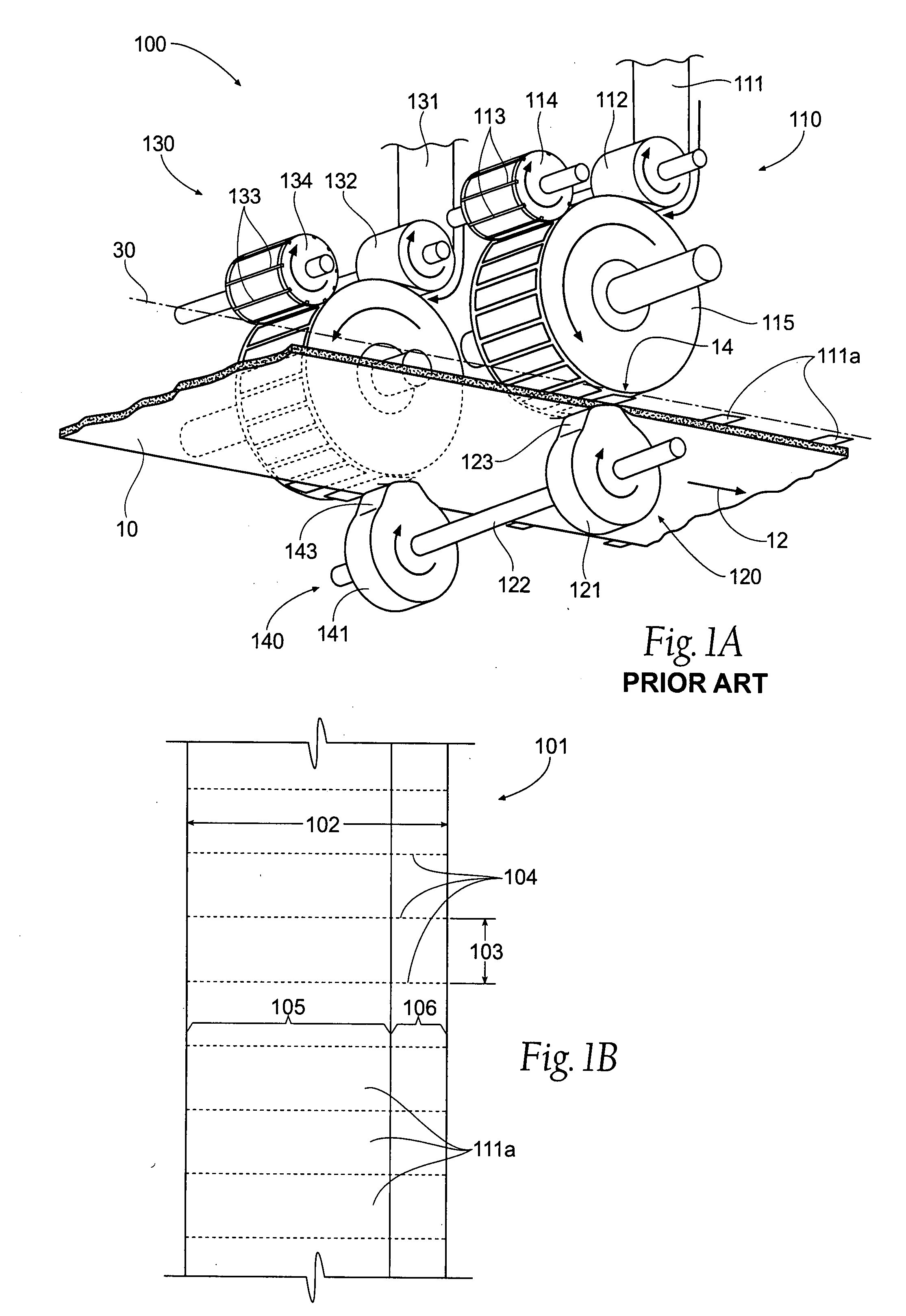 Transverse tab application method and apparatus