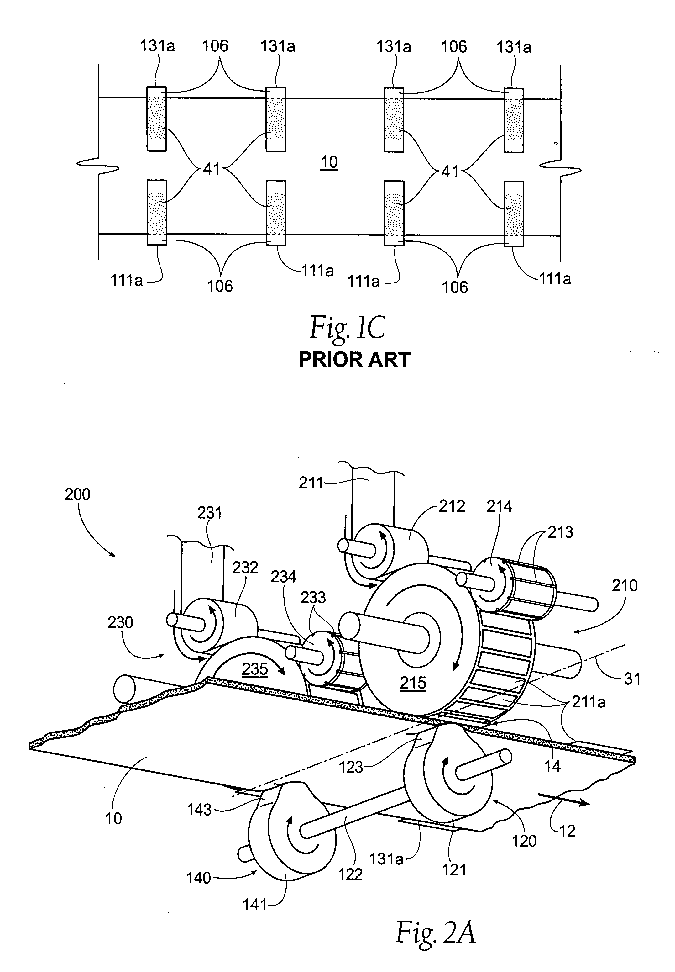 Transverse tab application method and apparatus