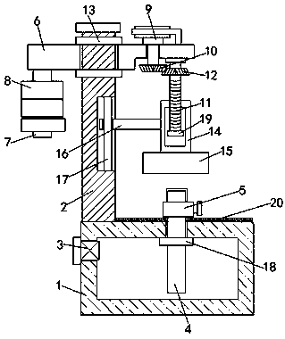 Transformer oil tank airtightness detecting device