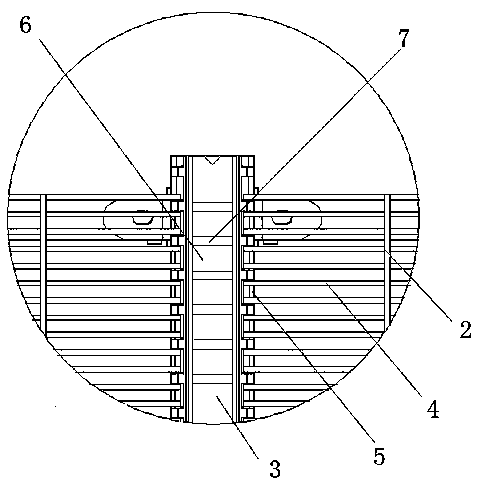 Fence structure applicable to complicated topographic structures