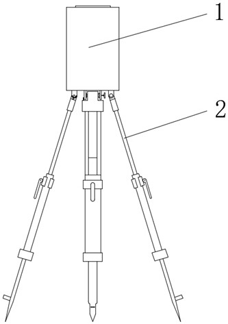 On-site surveying and mapping device for construction project cost