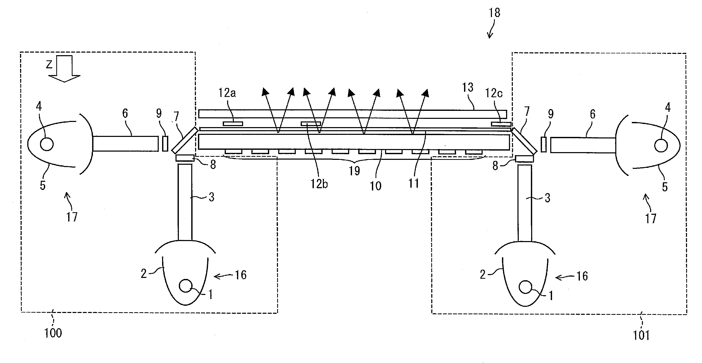 Pseudo-Sunlight Irradiating Apparatus