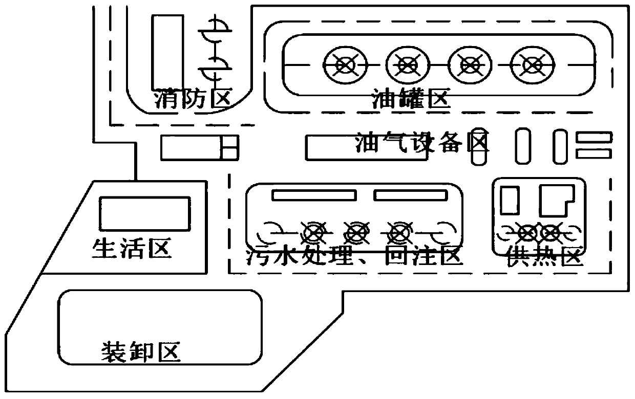 Oil storage tank area fire explosion risk assessment method based on fuzzy fault tree