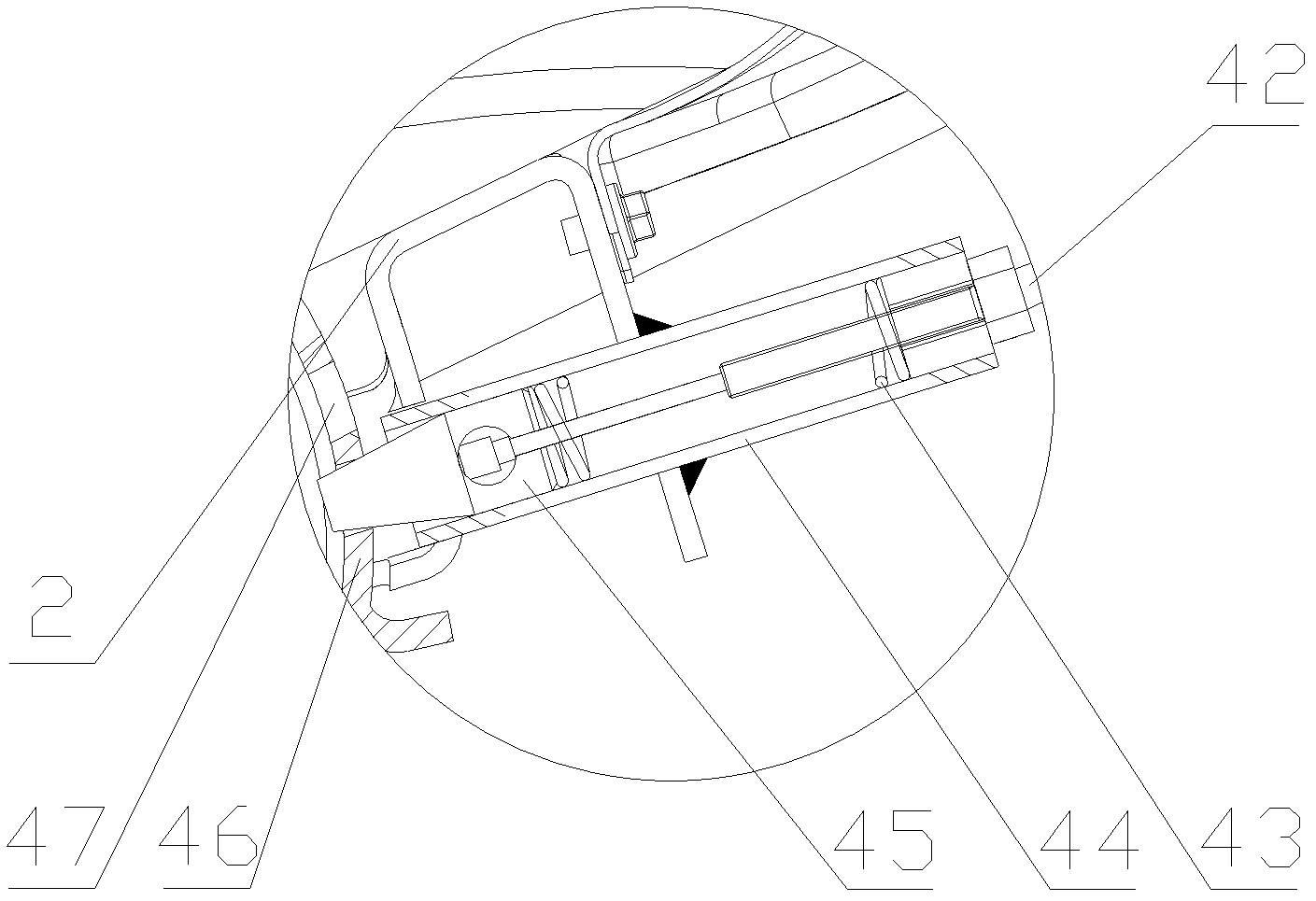 Mini-tiller and handrail rack adjusting device thereof